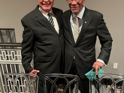 Hon. Judge Williams (left) and Larry S. Gibson (right)