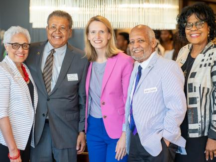 (L-R) Beverly Carter Esq, Judge Williams,  Brooke Lierman,  ﻿John Carter, and Karen Bond