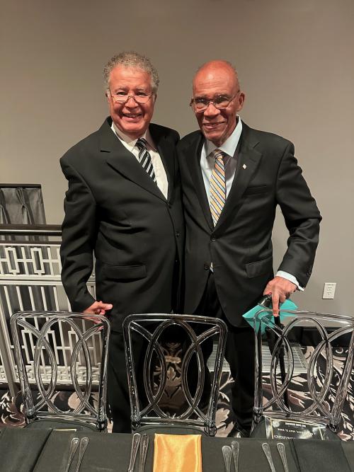 Hon. Judge Williams (left) and Larry S. Gibson (right)