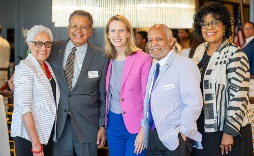 (L-R) Beverly Carter Esq, Judge Williams,  Brooke Lierman,  ﻿John Carter, and Karen Bond