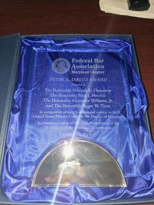 peter a dirito award