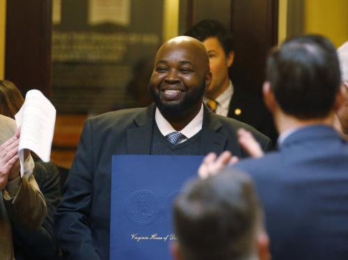 Photo: Rodney Robinson is the 2019 National Teacher of the Year. He teaches in a juvenile detention center in Richmond, Va. 