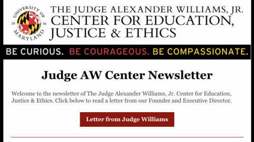 Judge AW Center Newsletter
