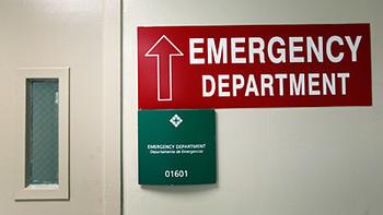 Photograph of Emergency Department; Mental Health for Marylanders has continued to worsen